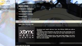 Using XBMC and Installing Add-ons on the XUUM Media Player
