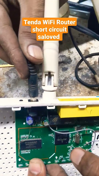 Tenda WiFi Router short circuit saloved #shorts #repair #subscribe #tenda #tendance #tending