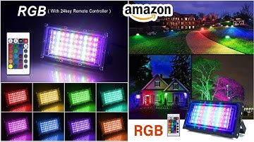 50w RGB LED Light Multicolour with Remote Control Home Decoration (Festival, Party, Wedding)