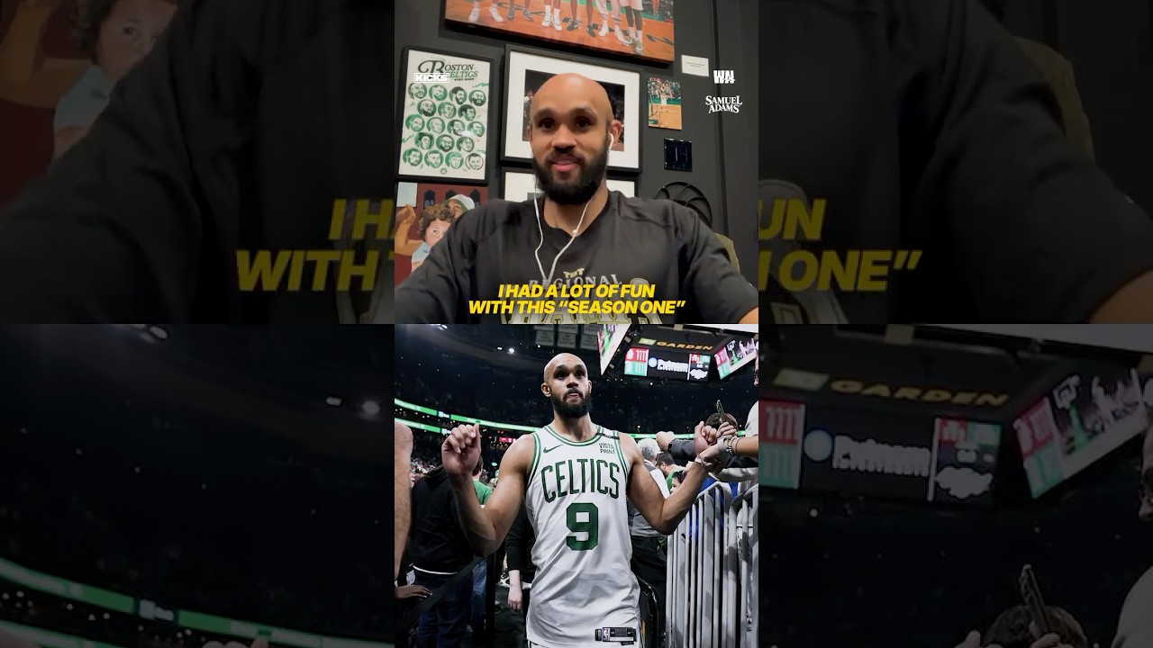 Derrick’s final message before the 2026 playoffs! ☘️ #derrickwhite #nba #whitenoisepodcast