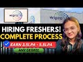 🔥Wipro Hiring Freshers 2025 | Complete Process &amp; Salary Details | Any Graduate | FULL DETAILS