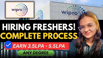 🔥Wipro Hiring Freshers 2025 | Complete Process & Salary Details | Any Graduate | FULL DETAILS