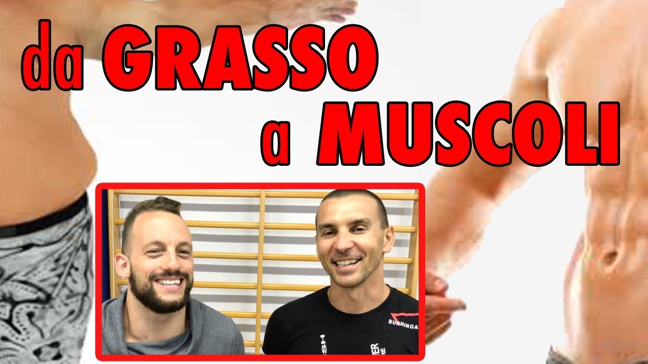 allenamento e dieta da grasso a muscolo