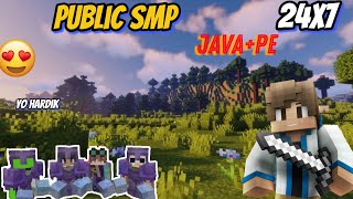 MINECRAFT LIVE PUBLIC SMP 24x7 (JAVA + MOBILE) With @JustJPShorts /@JustJPLive 🛑🤩