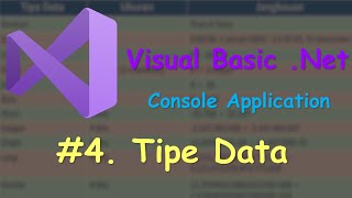 Vb.net Console #4 Pengenalan Tipe data