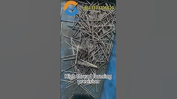 🎬 High Speed Screw Nail Thread Rolling Machine | Precision & Performance You Can Trust ⚙️