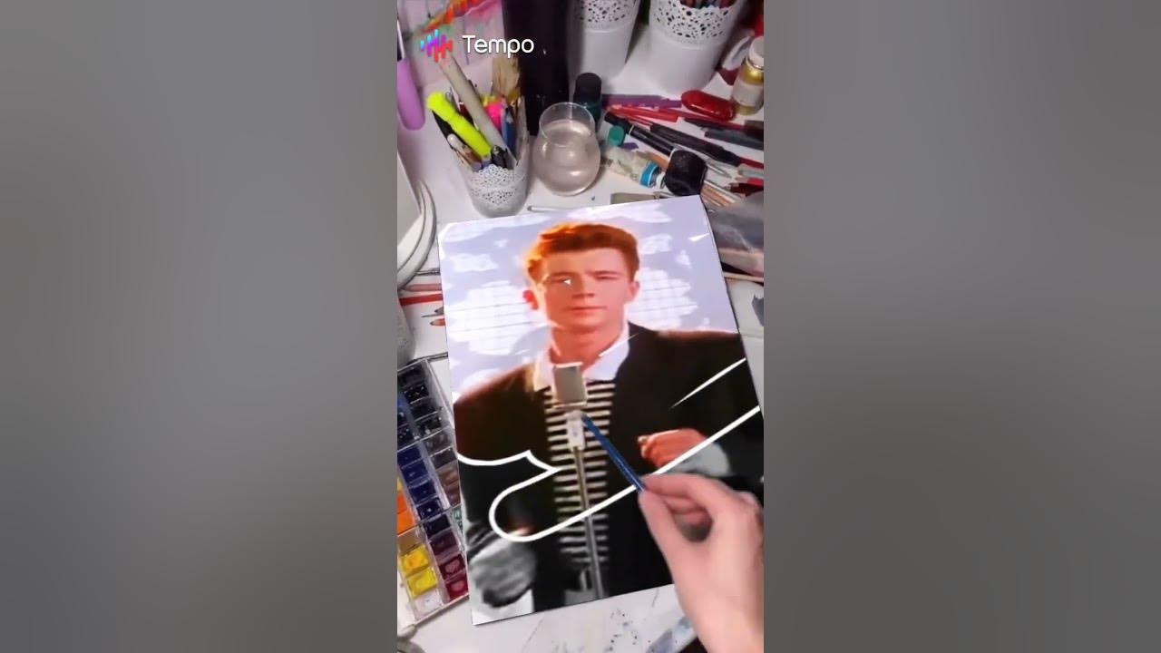 Rick astley drawing - YouTube