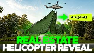 How to Create a Helicopter Mansion Reveal With AI (Higgsfield + Kling 3.0)