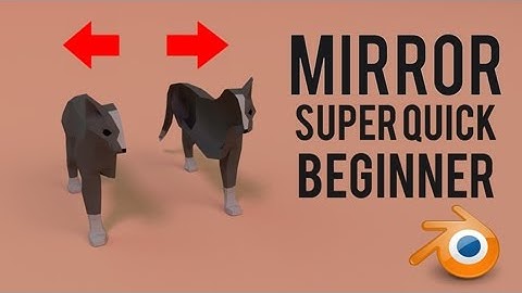 Mirror Tutorial | Blender | Fast
