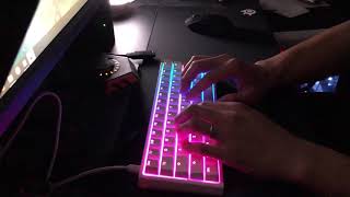 【銀軸】Ducky One 2 mini pure White RGB 60%【打鍵音】