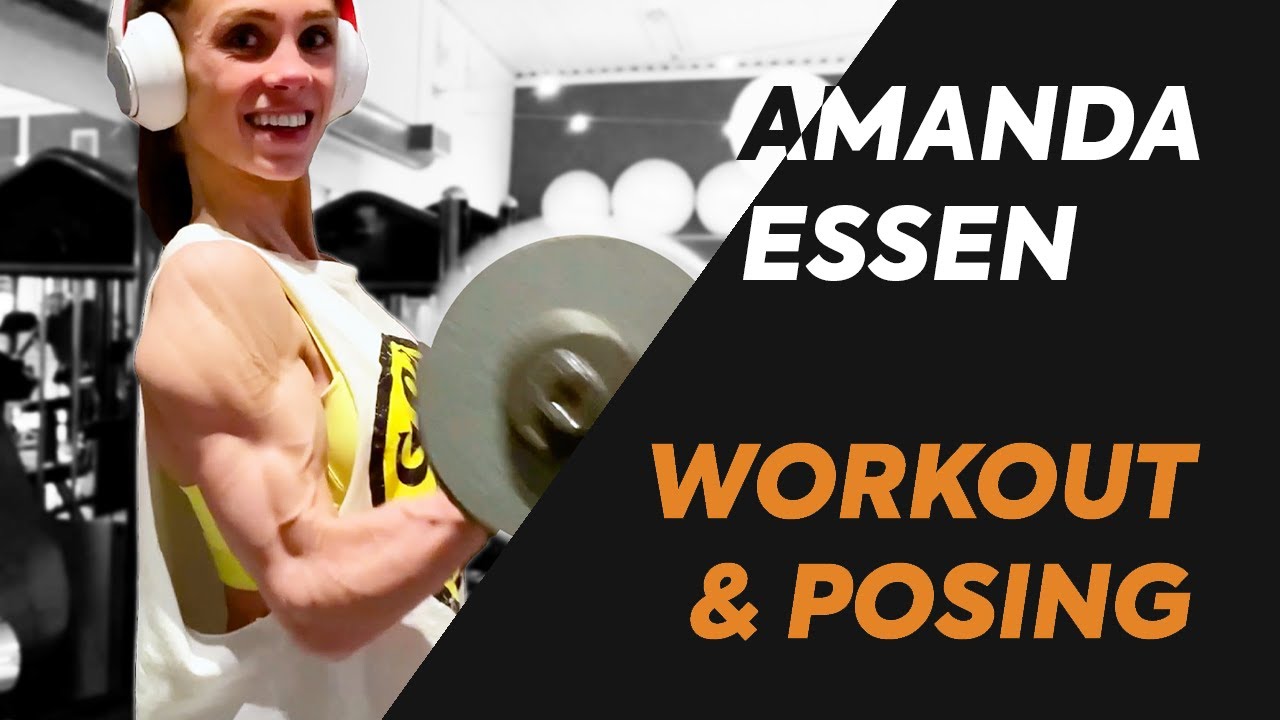 Amanda Essen - Brilliant Workout & Posing - [Pozedown] - YouTube