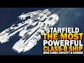 Starfield, The Most POWERFUL CLASS-B Ship! Starfield Ship Building Guide