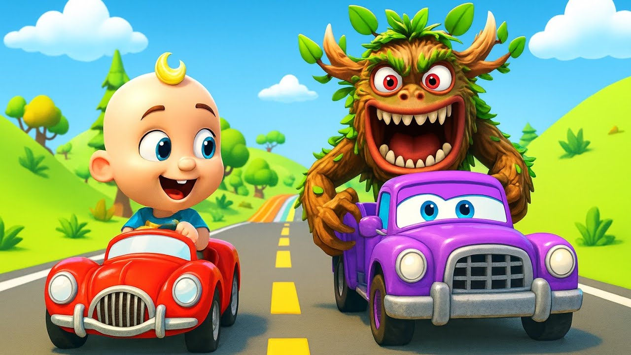 Baby Eco vs Zombie Racer – Ultimate Cartoon Car Racing Competition!”