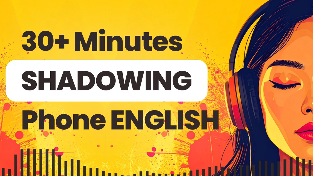 Improve Your English Speaking by Shadowing English Phrases | Phone English Shadowing Practice