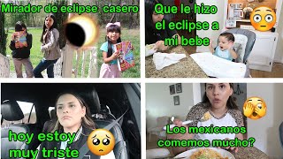 Así vivimos el eclipse solar 2024/ No me e sentido bien/El morbo es lo que vende‍♀Fui al doctor