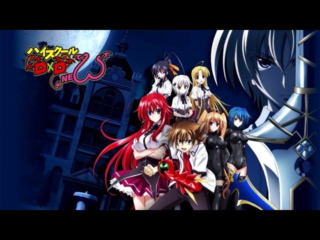 High school DxD OP/Opening 1,2,3,4 Full song (english and Japanese Lyrics) class=