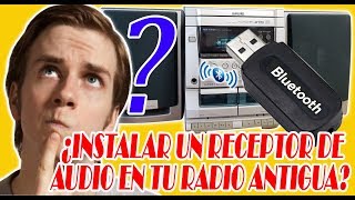 HOW TO PUT BLUETOOTH PERMANENT TO YOUR OLD RADIO? BLUETOOTH AUDIO RECEIVER | MUSIC WITHOUT CABLES?