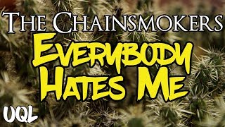 The Chainsmokers - Everybody Hates Me Lyrics