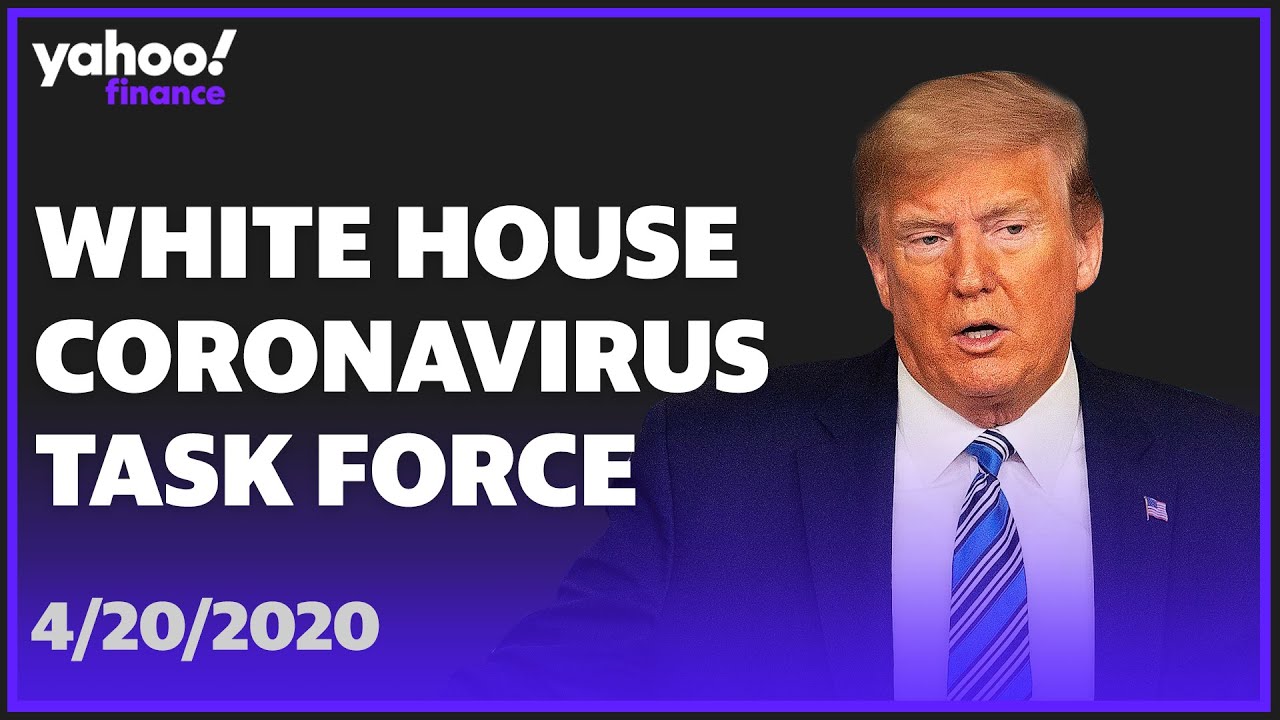 WATCH: President Trump and the White House Coronavirus Task Force brief ...