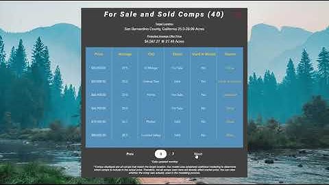 PRYCD For Sale and Sold Comps Example Video