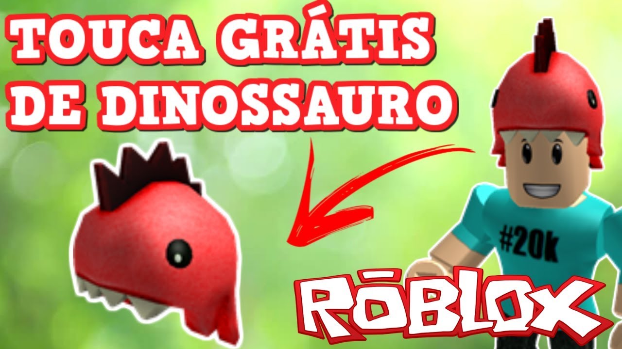 Touca Gratis De Dinossauro No Roblox Playful Red Dino Youtube - como conseguir o codigo do capuz roblox youtube