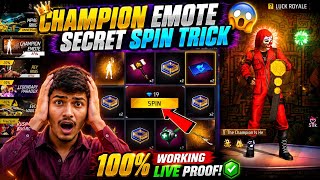 100% WORKING TRICK! ✅🥳 | Champion Emote Faded Wheel Spin | Free Fire New Event | FF New Event screenshot 4