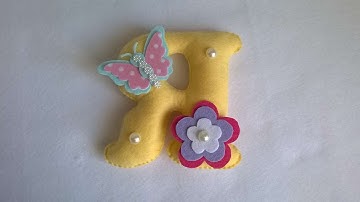 How To Make A Cute Felt Letter - DIY Crafts Tutorial - Guidecentral
