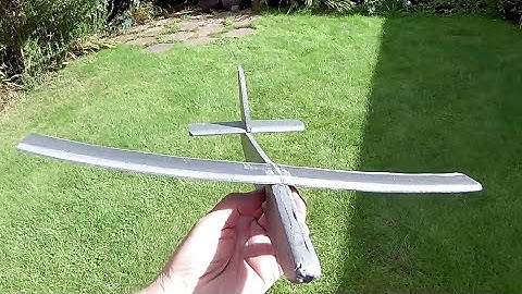Simple basic foam glider from scraps PART 2 FLYING