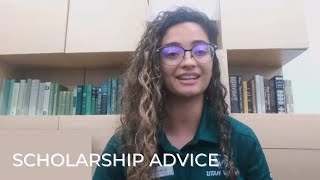 Scholarship advice - Makana, UVU