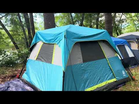 Saco river flowing backwards Father’s Day camping Maine Tornado warnings