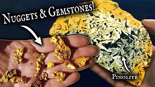 A hand FULL of GOLD nuggets, and a brand new Gem Stone!