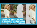 How to CUT OUT a Person in PHOTOSHOP