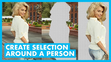 How to CUT OUT a Person in PHOTOSHOP