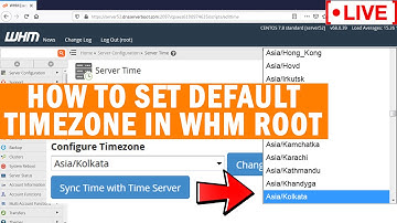 [🔴LIVE] How to set default timezone in WHM root?