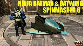 Spinmaster 6" Ninja Batman & Batwing Batman Ninja Strike Action Figure & Vehiicle Review
