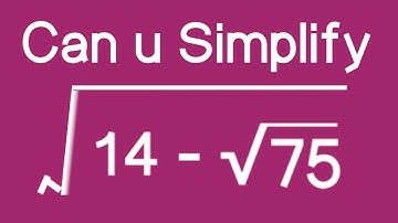 Nice Square Root Math Simplification :