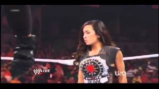 Aj Lee & Kane Segment - Wwe Raw 6412