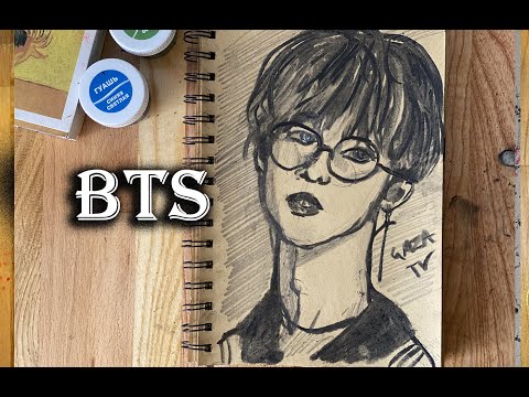 როგორ დავხატოთ BTS/როგორ დავხატოთ პორტრეტი