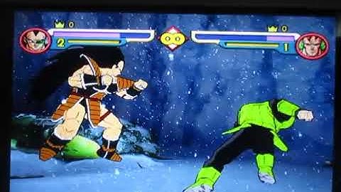 Dragon Ball Z Budokai 2(Gamecube)-Raditz vs Android 16