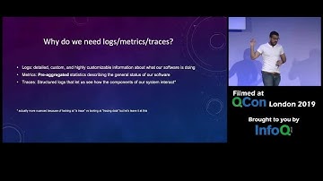Alex Tasioulis: Observability for Microservices - Practical Advice @ QCon London 2019