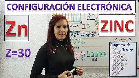 ¿Cuál es la cantidad de electrones en el zinc en su subnivel más energetico?