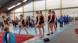 3e competitie wedstrijd turnen 🤸‍♀️🥈instap D1