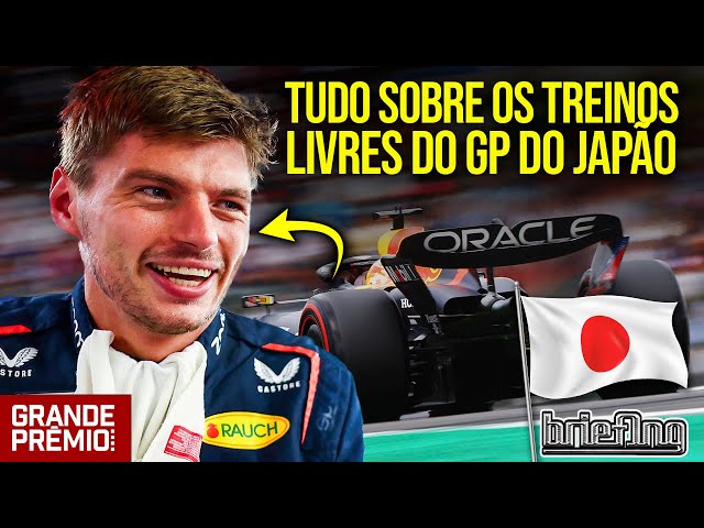 F1 2023 no Japão: Verstappen DOMINA treinos livres. Leclerc 2º