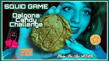 ASMR 🦑 SQUID GAME: Dalgona Candy Challenge but if I lose the video ends 😳 [+ Making Of] 🌈