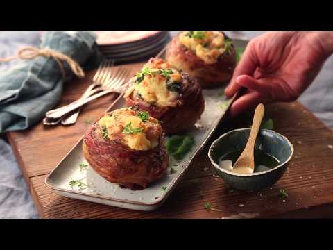 Video: Folie Bakade Potatisar Med Bacon: Ett Steg För Steg Recept