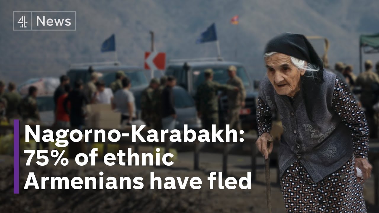 ⁣90,000 residents flee Nagorno-Karabakh amidst uncertain future