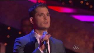 Michael Buble performing Feeling Good on DWTS