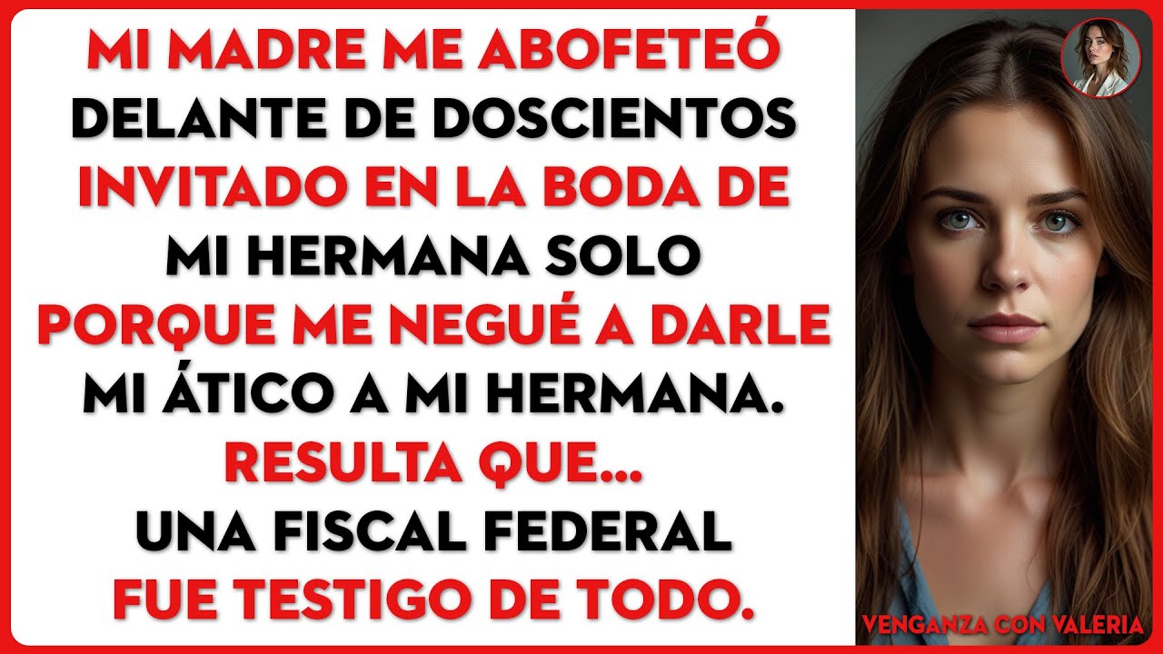 Mi madre me abofeteó delante de doscientos invitados en la boda de mi hermana porque yo…
