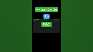 exclude files while creating archives using tar #tar #archive #linux #file #backupandrecovery #zip