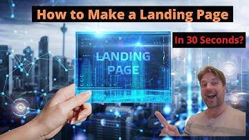 How to Make a Professional Landing Page in THREE Minutes